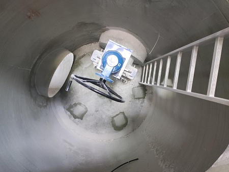 Колодцы с задвижками